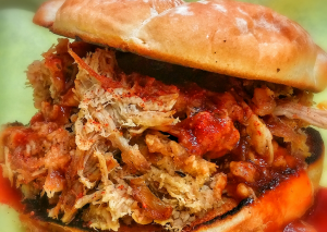 pulled pork sandwich